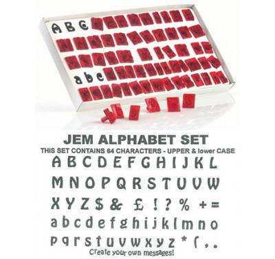 JEM Alphabet Set