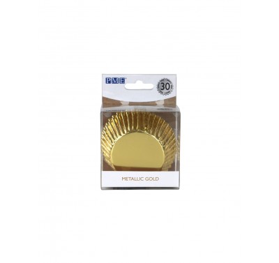 PME Metallic Baking Cases Gold Pk/30