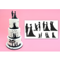 Patchwork Cutters Wedding Silhouette Set